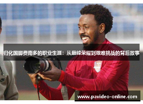 归化国脚费南多的职业生涯：从巅峰荣耀到艰难挑战的背后故事