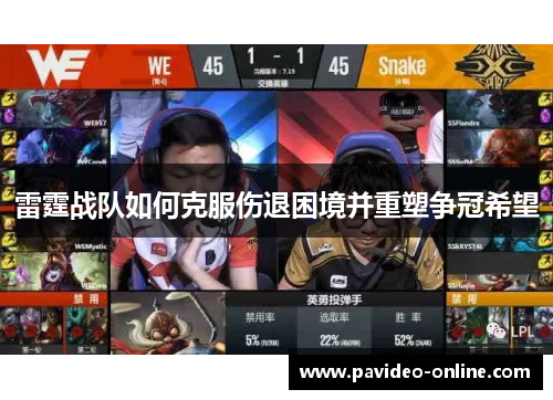 雷霆战队如何克服伤退困境并重塑争冠希望 雷霆战队如何克服伤退困境并重塑争冠希望